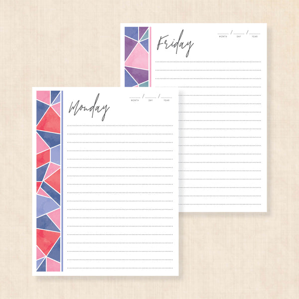 printable weekly planner