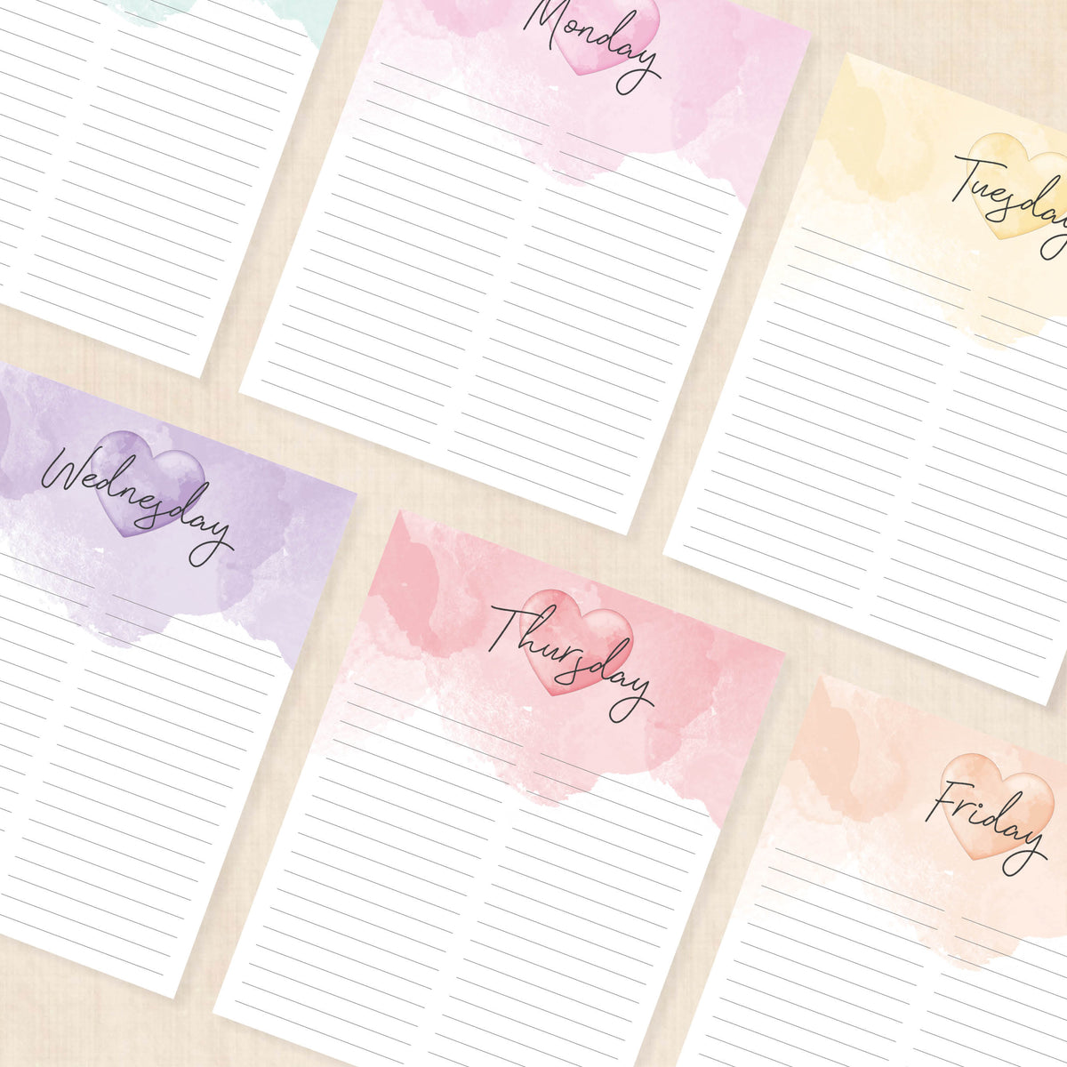 printable weekly planner