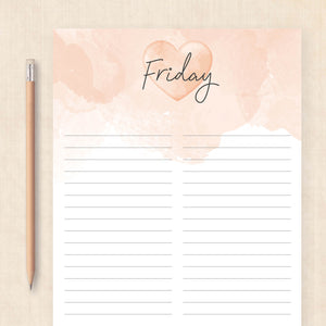 printable weekly planner