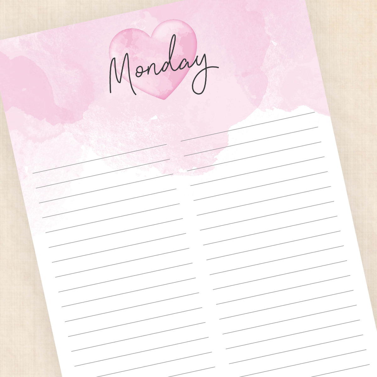printable weekly planner