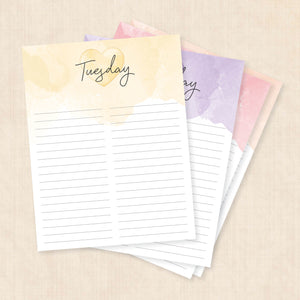 printable weekly planner