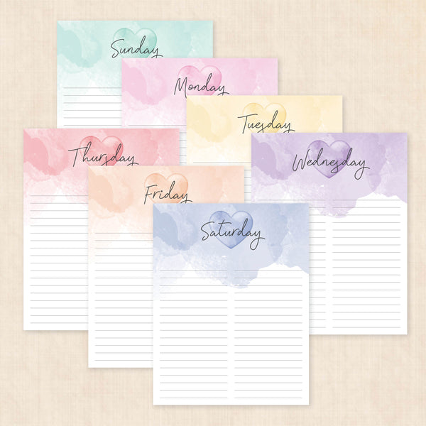 printable weekly planner