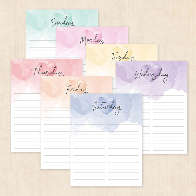 printable weekly planner