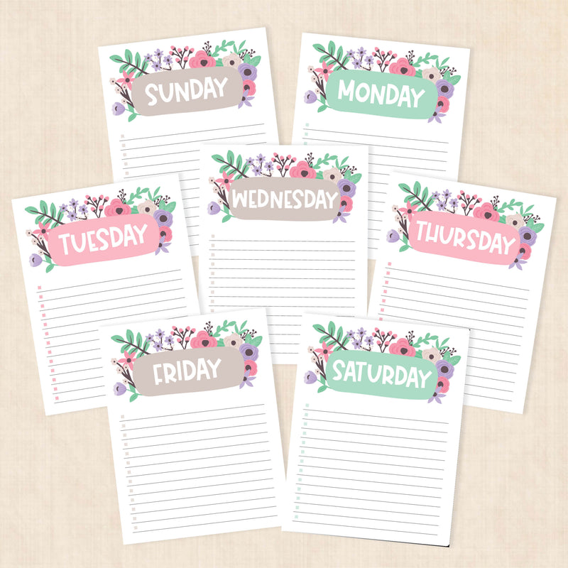 printable weekly planner