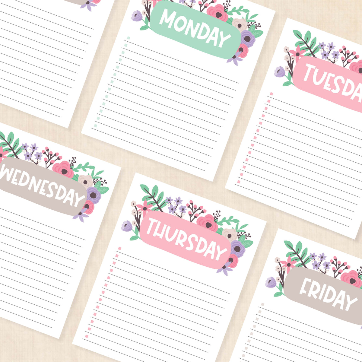 printable weekly planner