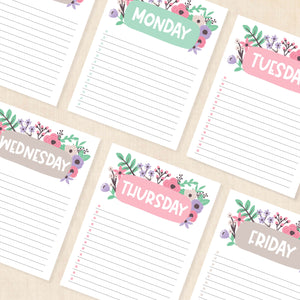 printable weekly planner