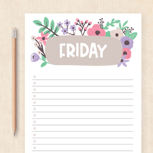 printable weekly planner