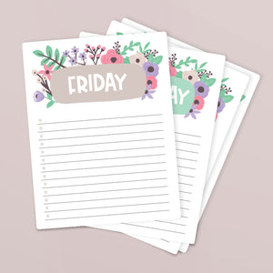 printable weekly planner