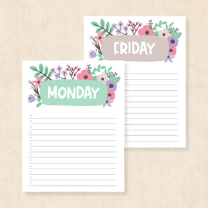 printable weekly planner