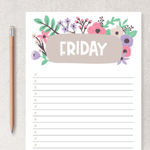 printable weekly planner