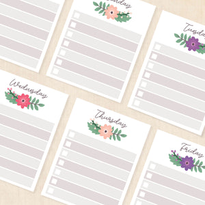 Printable Weekly Planner