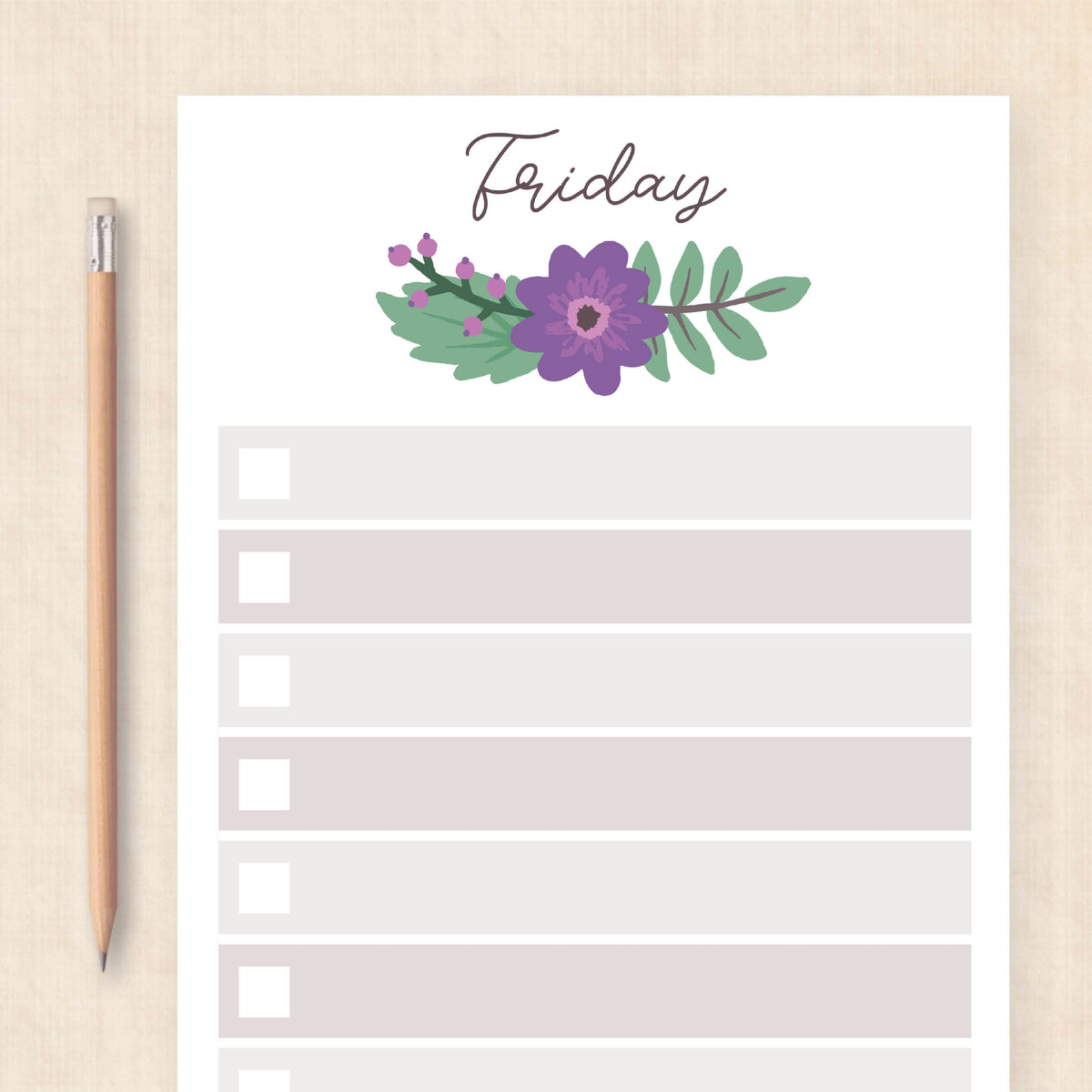 Printable Weekly Planner