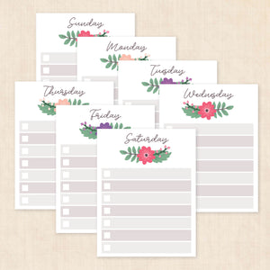 Printable Weekly Planner