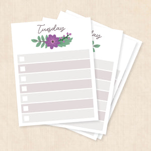 Printable Weekly Planner