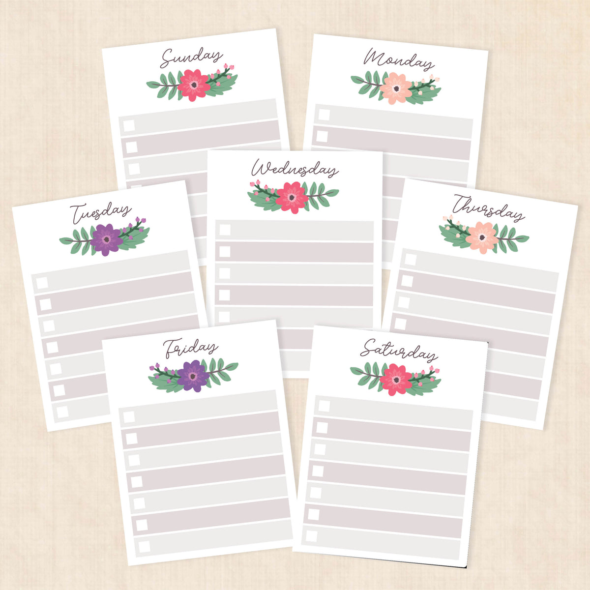 Printable Weekly Planner