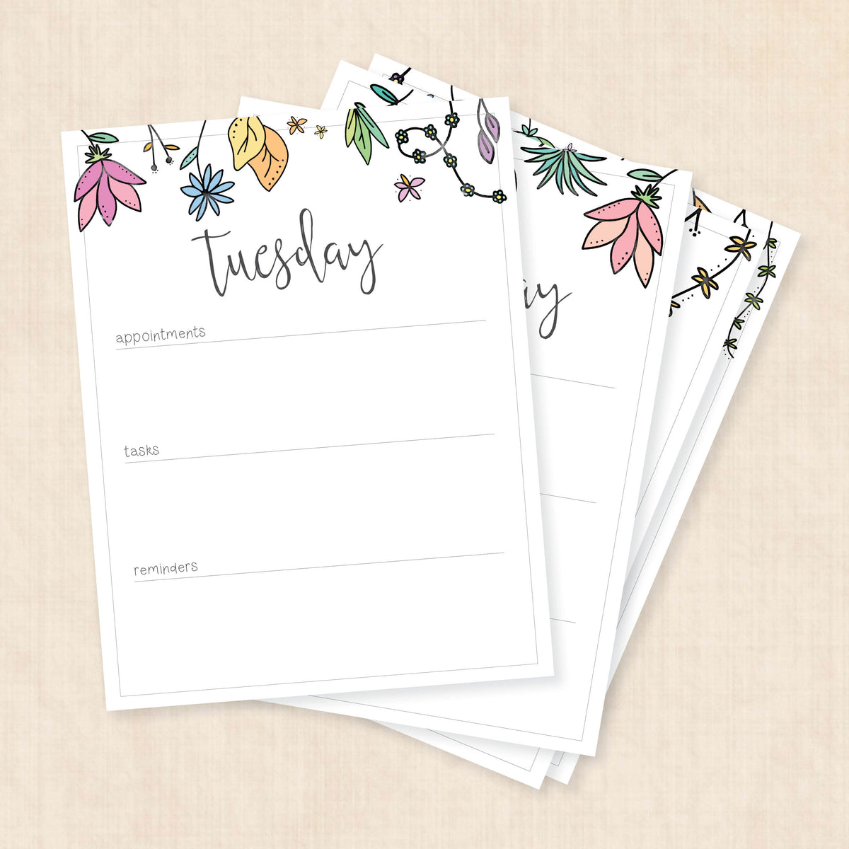 weekly planner PDF