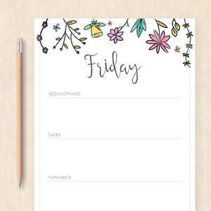 weekly planner PDF