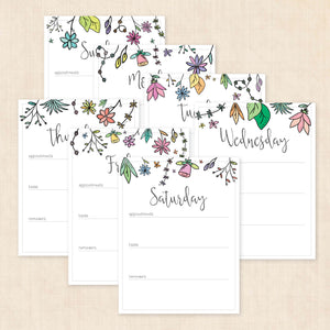 weekly planner PDF