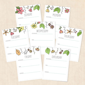 weekly planner PDF