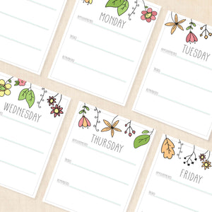weekly planner PDF
