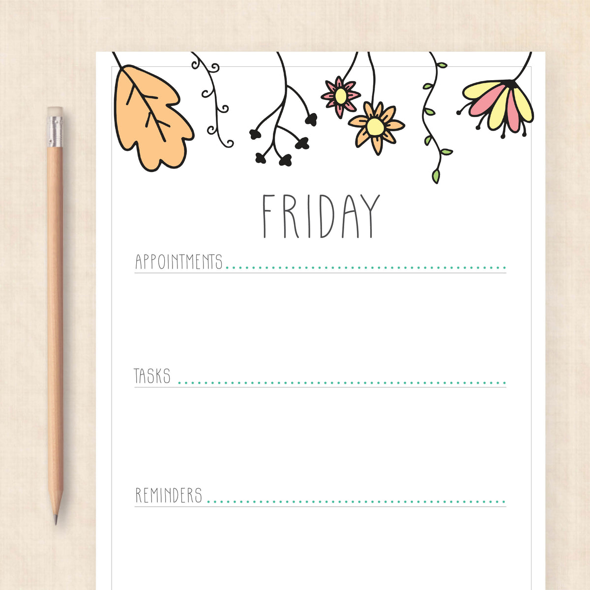 weekly planner PDF