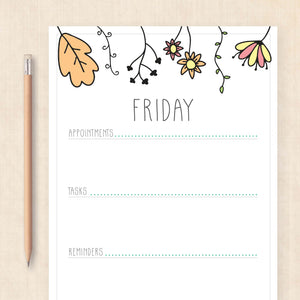 weekly planner PDF