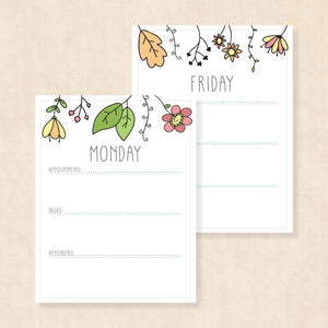 weekly planner PDF