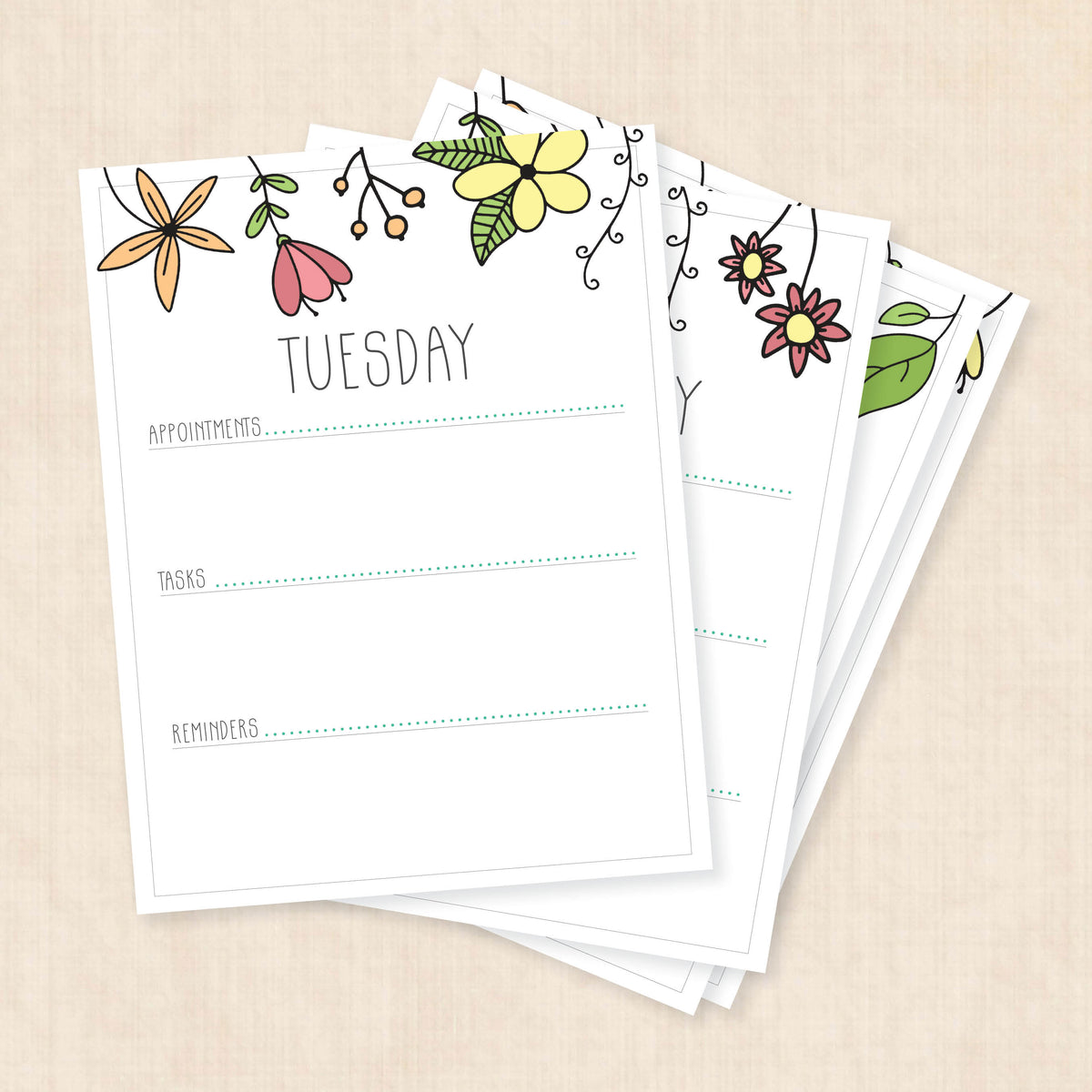 weekly planner PDF