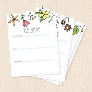 weekly planner PDF