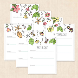 weekly planner PDF