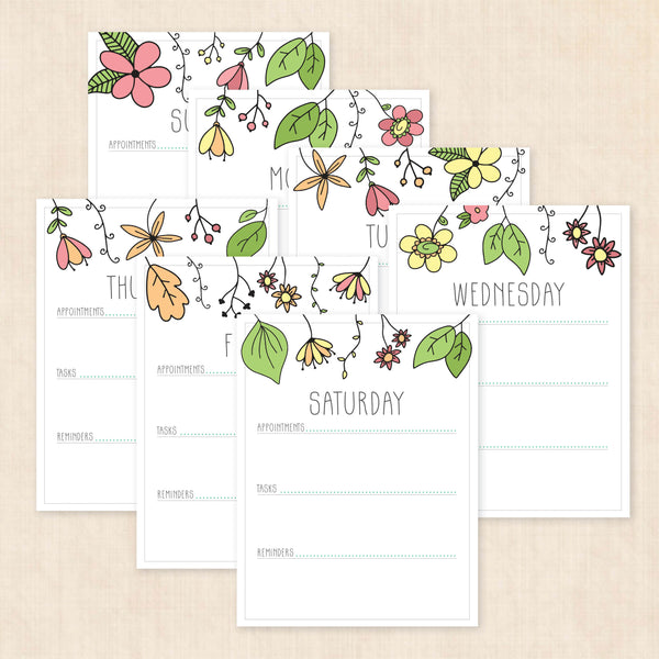 weekly planner PDF