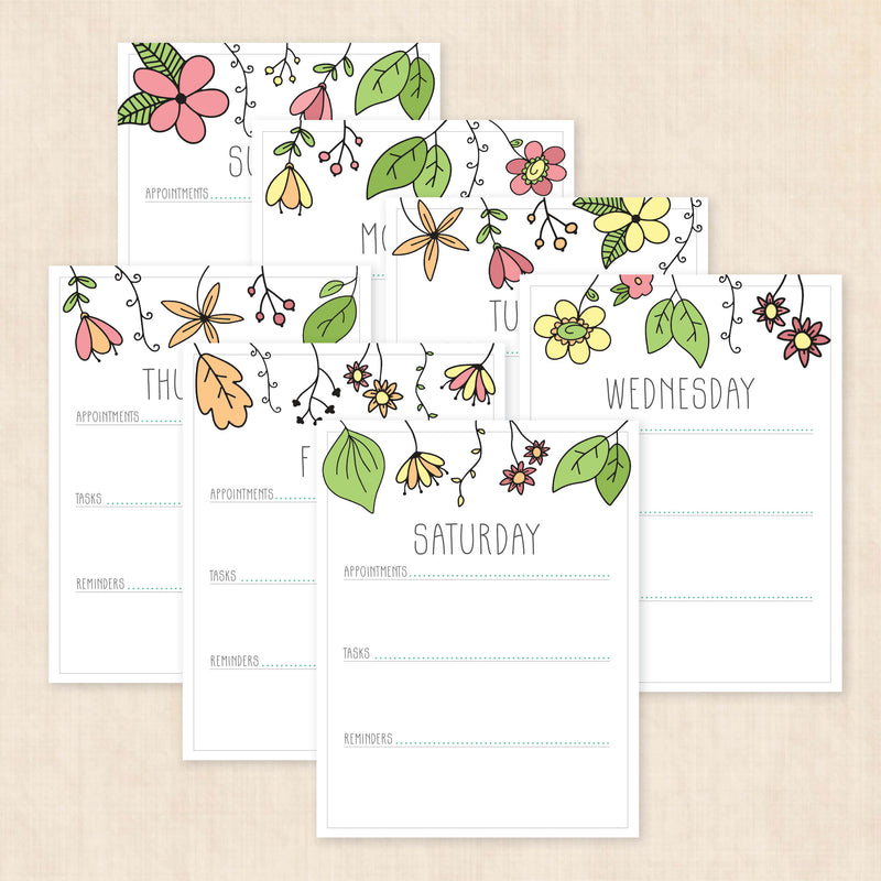 weekly planner PDF
