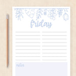 weekly planner PDF