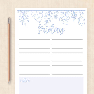 weekly planner PDF