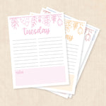 weekly planner PDF