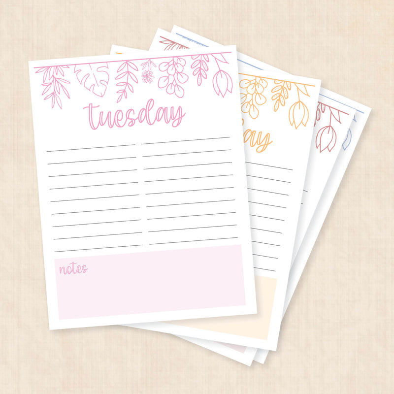 weekly planner PDF