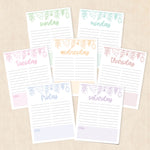 weekly planner PDF