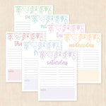 weekly planner PDF