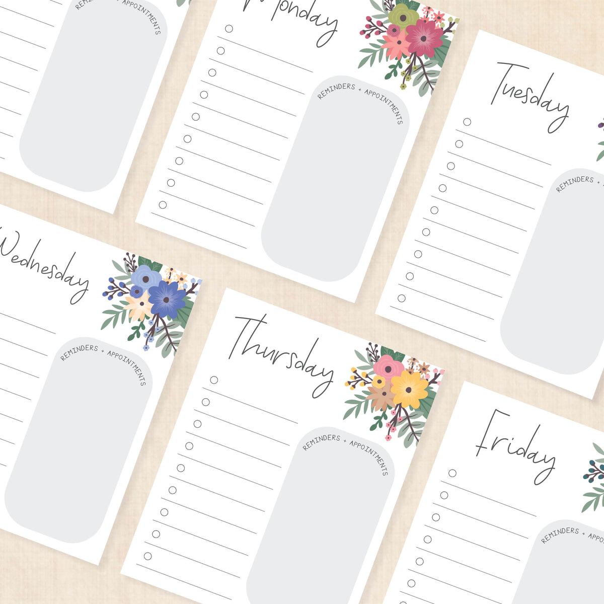 weekly planner PDF