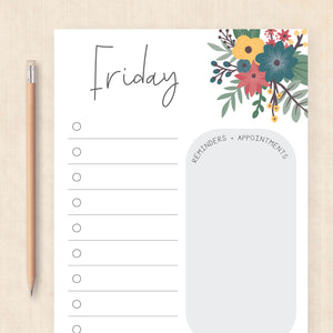 weekly planner PDF