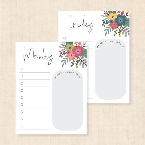 weekly planner PDF