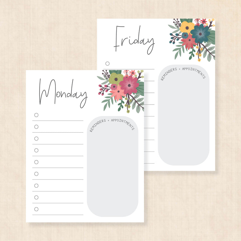 weekly planner PDF